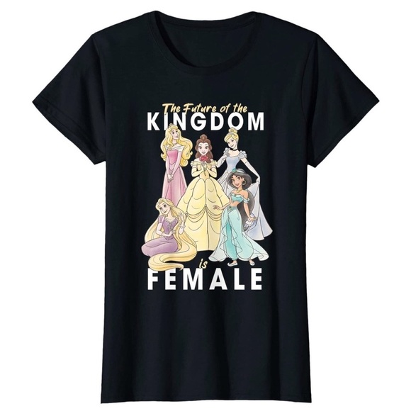 Disney Tops - Disney Princess The Future of the Kingdom is Female Feminist Tee Size Medium